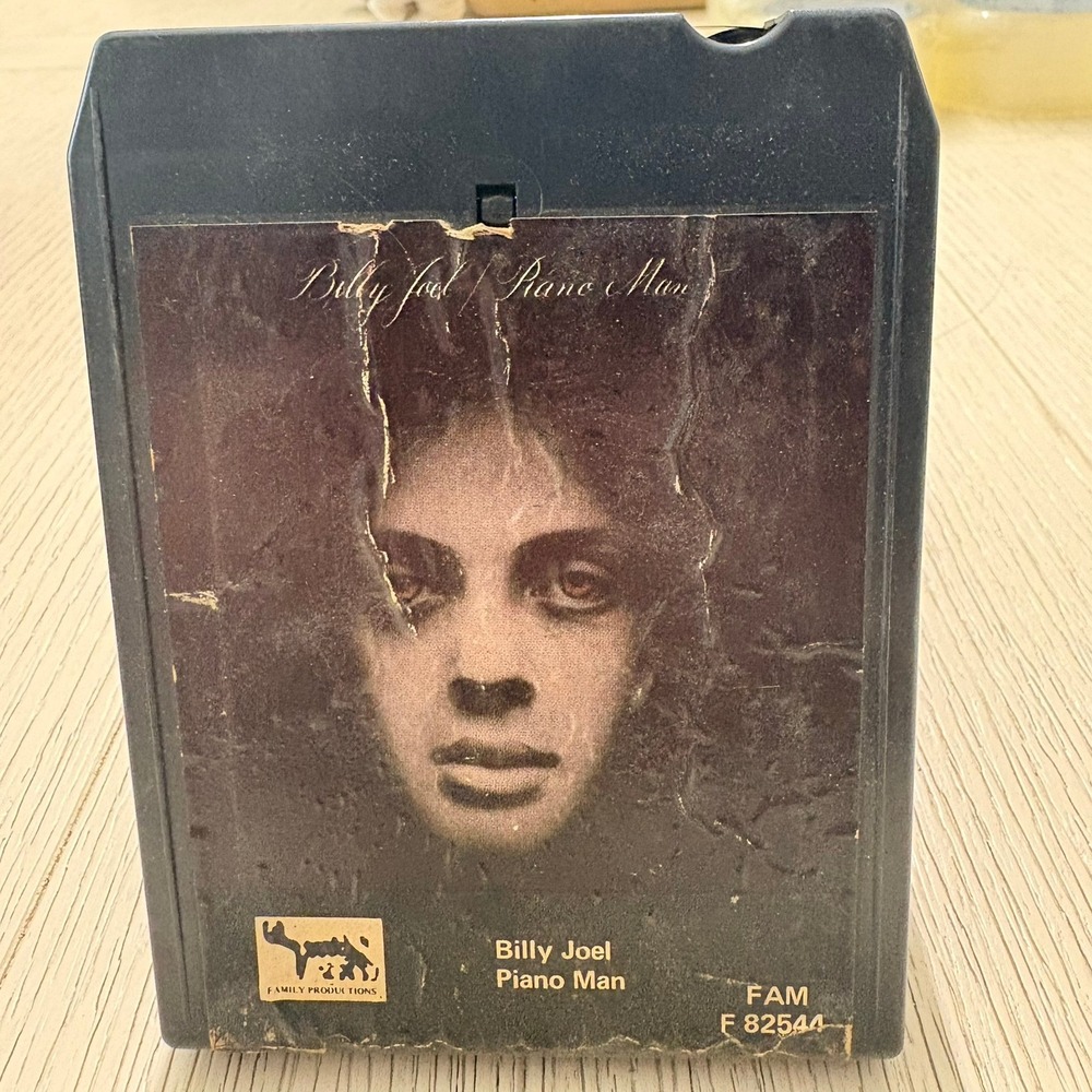 Billy Joel Piano Man 8-Track Tape 1973 Family Productions FAM F 82544 Vintage